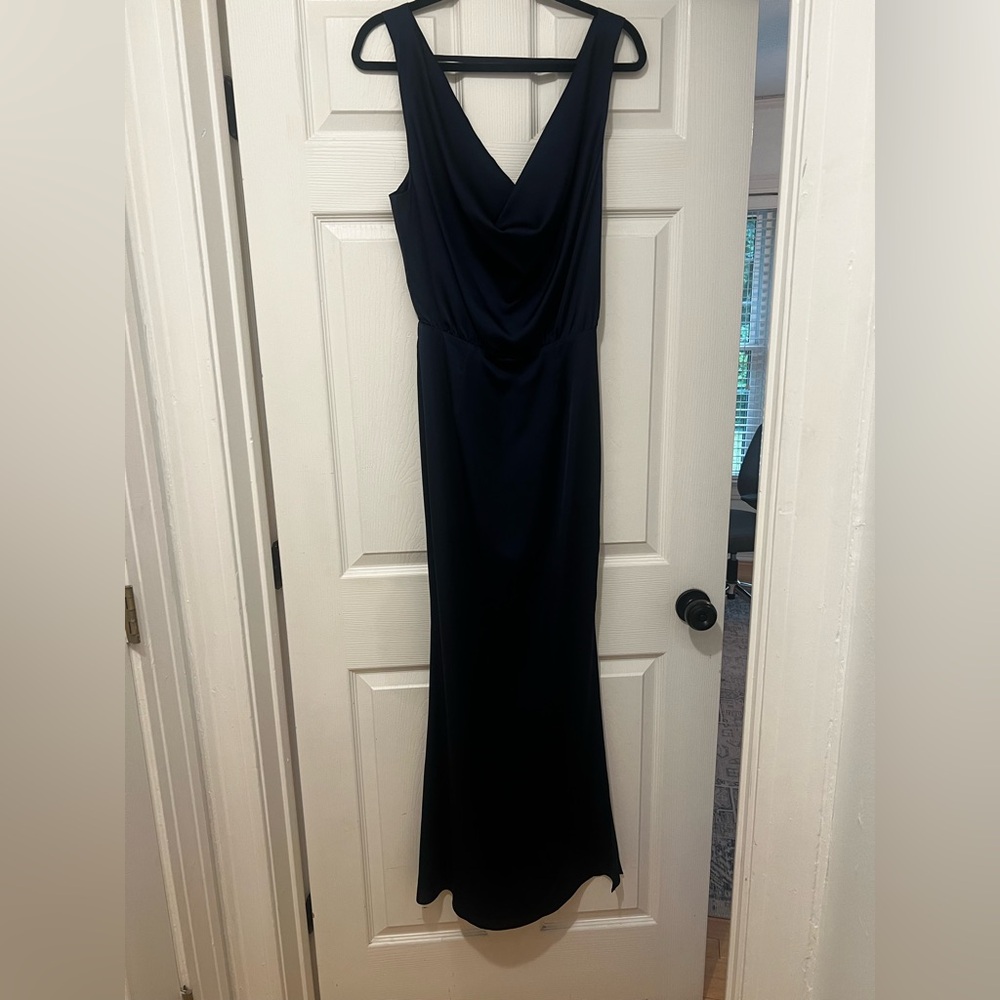 Fame and Partners Cowl Neck Gown